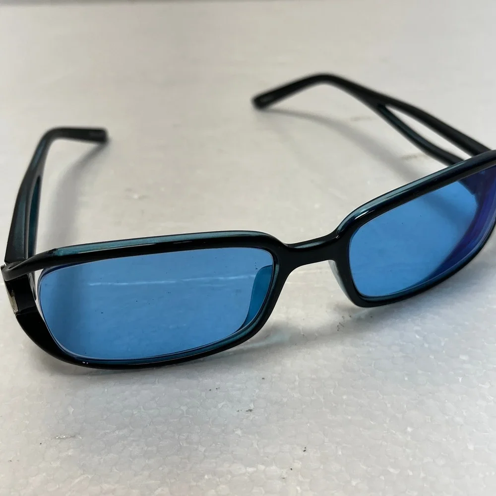 Zenni Optical Blue Lenses‎ Sunglasses Rectangular Frame Model 235521